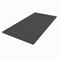 Душевой поддон (Литьевой мрамор) Starohome Nordic Black Matt 100x90x3