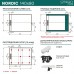 Душевой поддон (Литьевой мрамор) Starohome Nordic White Matt 140x80x3 - миниатюра 6