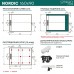 Душевой поддон (Литьевой мрамор) Starohome Nordic Grey Matt 160x90x3 - миниатюра 4