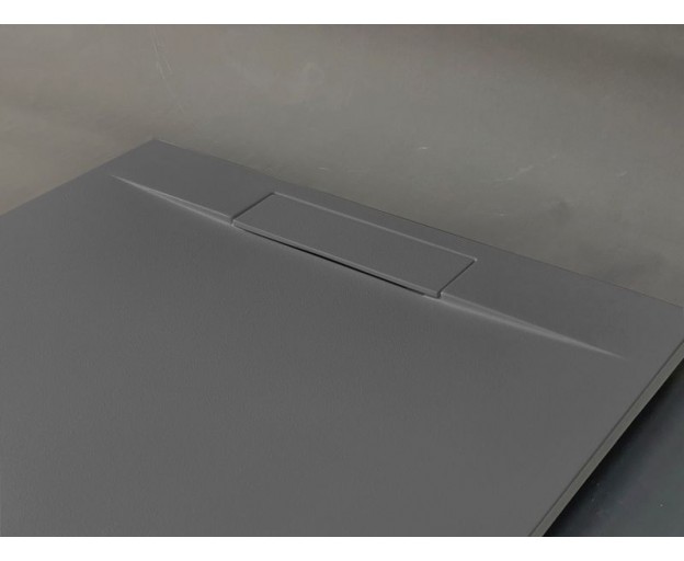 Душевой поддон (Литьевой мрамор) Starohome Nordic Grey Matt 160x90x3 - изображение 2