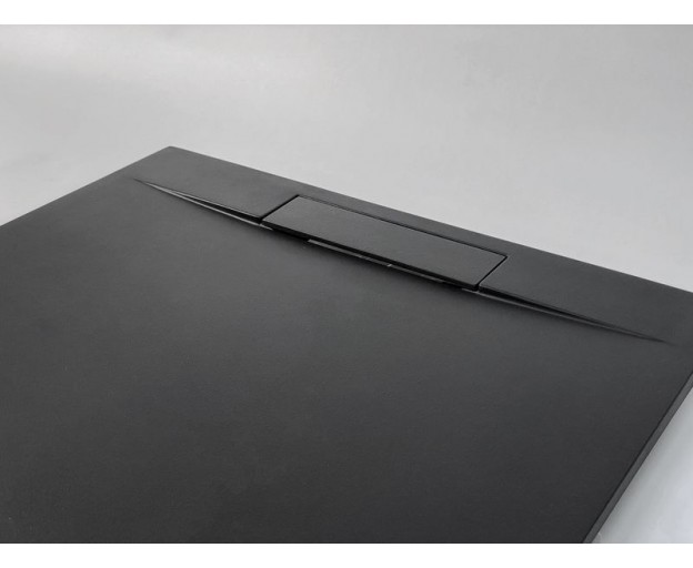 Душевой поддон (Литьевой мрамор) Starohome Nordic Black Matt 180x90x3 - изображение 3