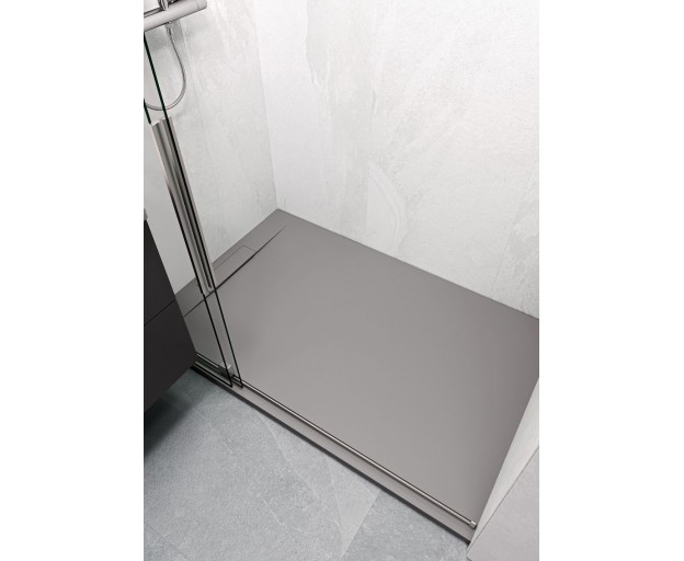 Душевой поддон (Литьевой мрамор) Starohome Nordic Grey Matt 180x90x3 - изображение 1