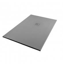 Душевой поддон (Литьевой мрамор) Starohome Solid Grey Matt 100x70x2,4