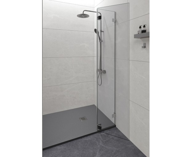 Душевой поддон (Литьевой мрамор) Starohome Solid Grey Matt 120x70x2,4 - изображение 3