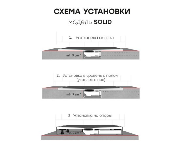 Душевой поддон (Литьевой мрамор) Starohome Solid White Matt 120x90x2,4 - изображение 6