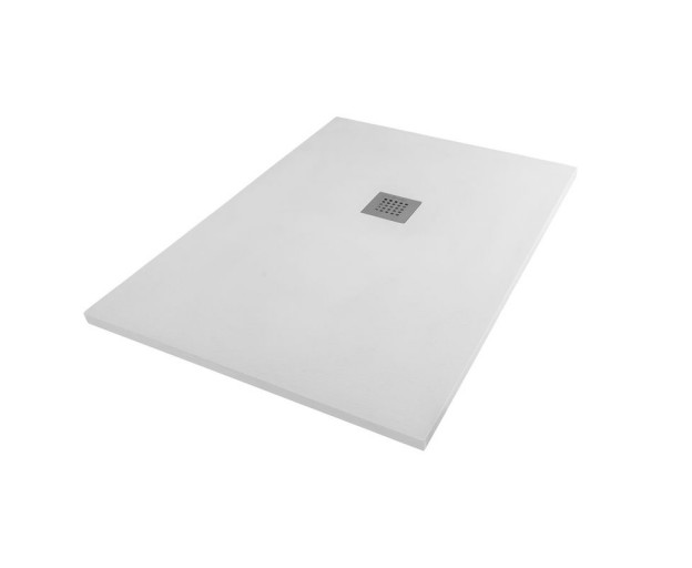 Душевой поддон (Литьевой мрамор) Starohome Solid White Matt 120x90x2,4