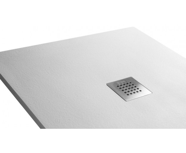 Душевой поддон (Литьевой мрамор) Starohome Solid White Matt 90x80x2,4 - изображение 1