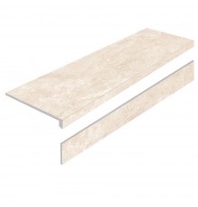 Ступень L керамогранит Staro Mystical Charm Crema 32x120 As Matt с подступенником