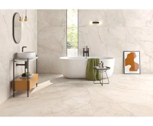 Керамический слэб StaroSlabs Geotiles Alabastrino Marfil Matt (6мм) 120x280 - изображение 2