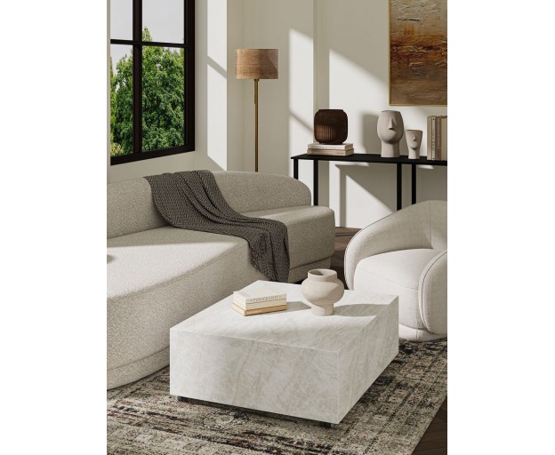 Керамический слэб StaroSlabs Taj Mahal Bianco Matt 160x320 - изображение 2
