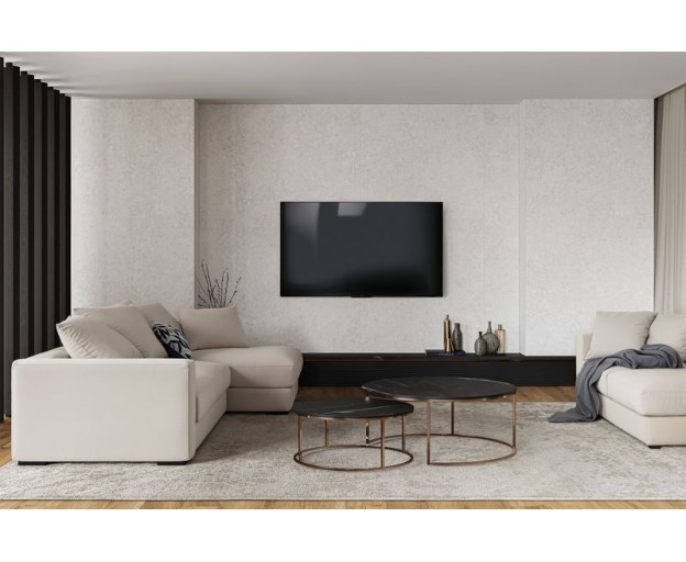 Керамический слэб StaroSlabs Onega Silver Matt (6мм) 120x278 - изображение 2