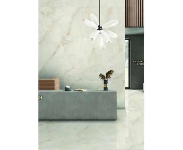 Керамический слэб StaroSlabs Ostra Bianco Polished 120x120 - изображение 2