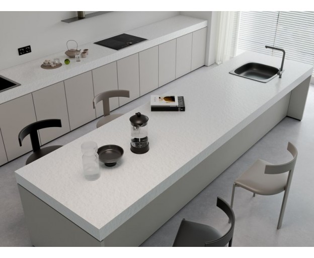 Керамический слэб StaroSlabs Monocolors White Texture 80x320 - изображение 1