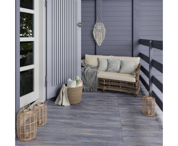 Керамогранит StaroWood Provance Blue 20x120 Carving - изображение 2