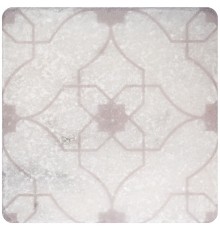Натуральный мрамор Stone4home Marble White Motif №7 10x10