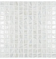 Стеклянная Мозаика 7802 Glitter White 25x25