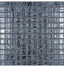Стеклянная Мозаика 7803 Glitter Black 25x25