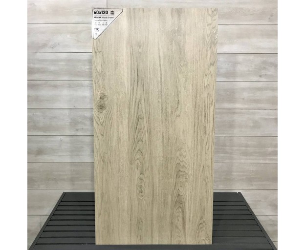 Керамогранит ITC Ariana Wood Brown Carving 60x120 - изображение 3