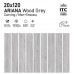Керамогранит ITC Ariana Wood Grey Carving 20x120 - миниатюра 1
