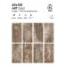 Керамогранит ITC Art Gold Sugar 60x120 - миниатюра 1