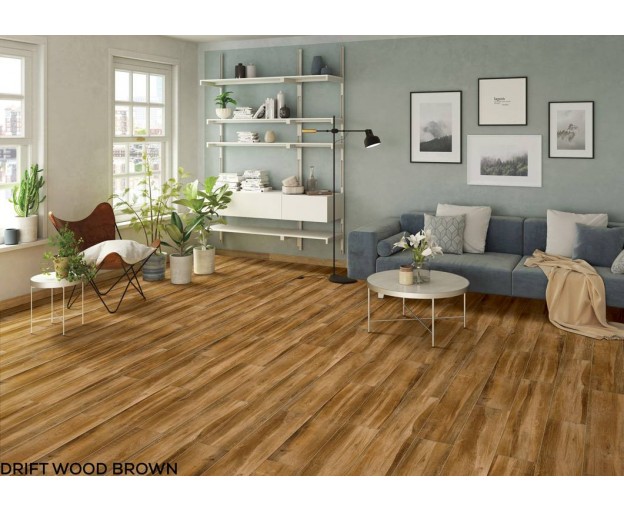 Керамогранит ITC Drift Wood Brown Matt 20x120 - изображение 2