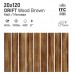 Керамогранит ITC Drift Wood Brown Matt 20x120 - миниатюра 1