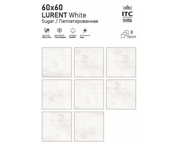 Керамогранит ITC Lurent White Sugar 60x60 - изображение 1