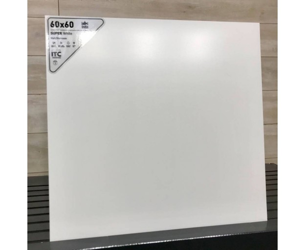 Керамогранит ITC Super White Satin Matt 60x60 - изображение 2