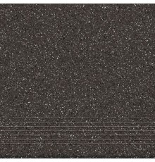 Керамогранит Cersanit Ступень Milton темно-серый 29,8x29.8