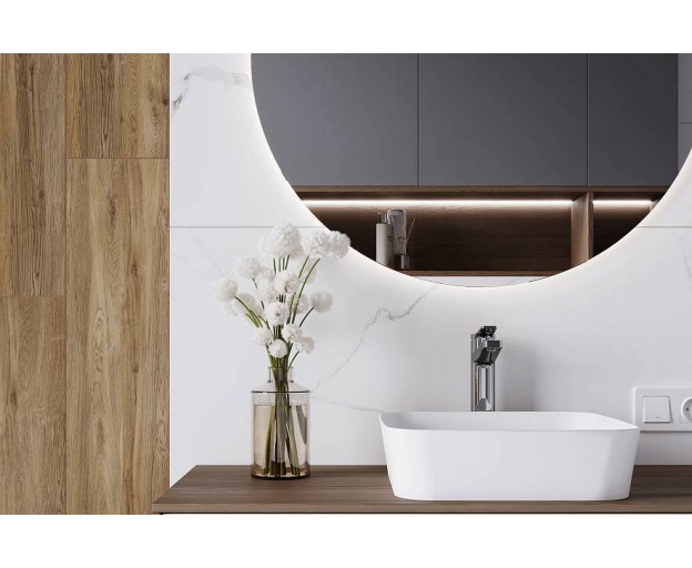 Керамогранит Laparet Atlantic White i белый полированный 60x120 - изображение 8