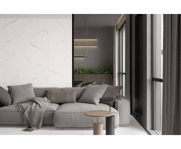 Керамогранит Laparet Atlantic White i белый полированный 60x120 - изображение 9