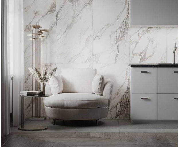 Керамогранит Laparet Calacatta Carve карвинг 60x120 - изображение 4
