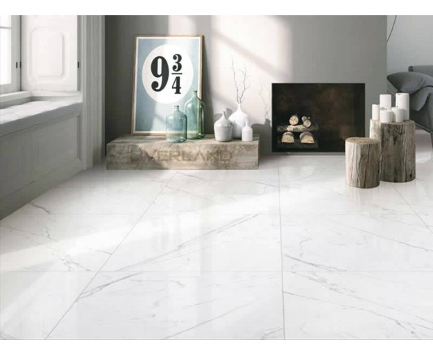 Керамогранит Laparet Calacatta Superb белый полированный 60x120 - изображение 9