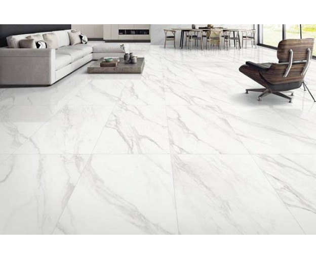 Керамогранит Laparet Calacatta Superb белый полированный 60x120 - изображение 11