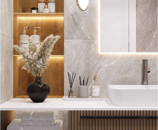 Керамогранит Laparet Crystal Grey Сатинированный 60x60 - изображение 2