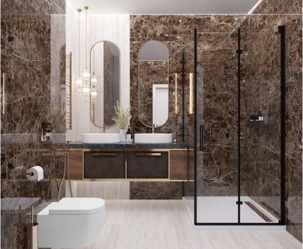 Керамогранит Laparet Emperador Brown полированный 60x120 - изображение 4