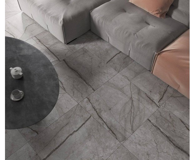 Керамогранит Laparet Obsidian Moss Gray полированный 60x60 - изображение 12