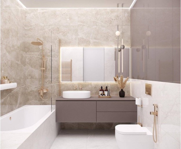 Керамогранит Laparet Obsidian Taupe матовый 60x60 - изображение 19