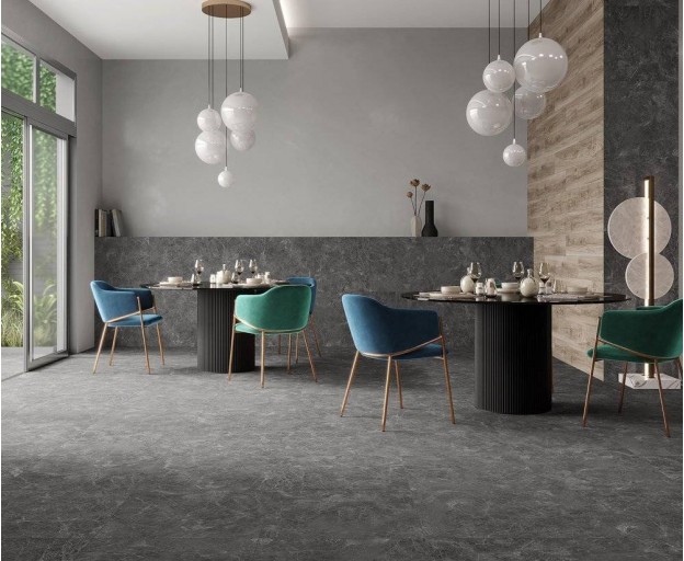 Керамогранит Laparet Runa Nero Структурный 60x60 - изображение 4