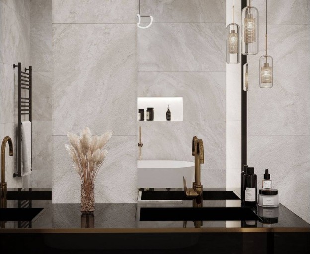 Керамогранит Laparet Titan White cтруктурный 60x120 - изображение 1