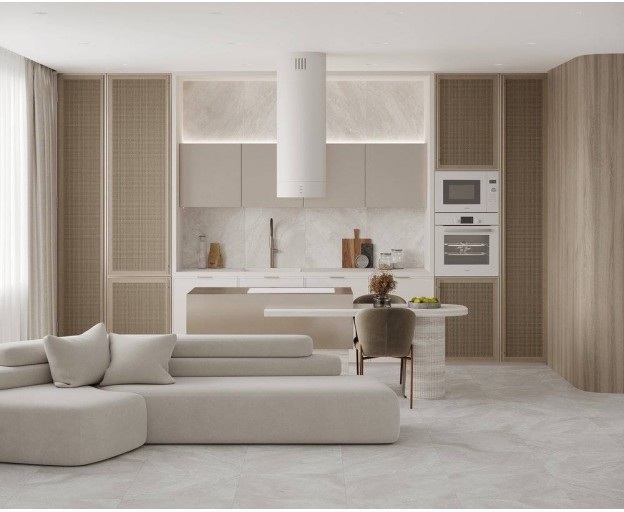 Керамогранит Laparet Titan White cтруктурный 60x120 - изображение 3