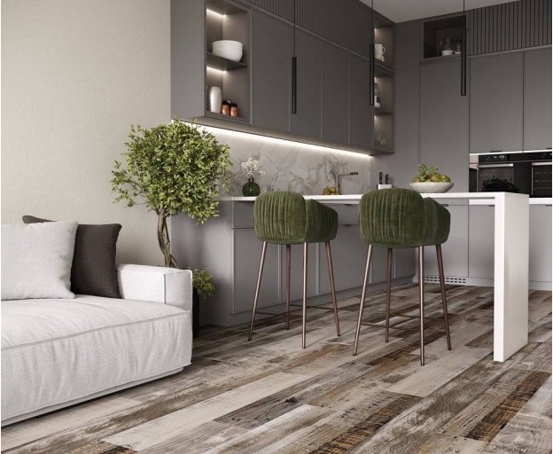 Керамогранит Laparet Vintage Grey серый 20x120 - изображение 1