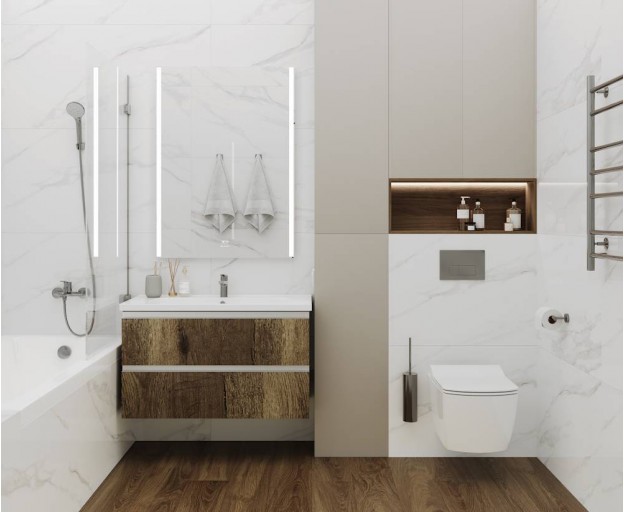 Керамогранит Ceradim Calacatta Faro Grey полированный 60x120 - изображение 4