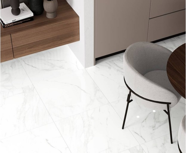 Керамогранит Ceradim Calacatta Faro Grey полированный 60x120 - изображение 8