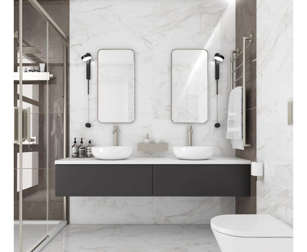 Керамогранит Ceradim Calacatta Faro Grey полированный 60x120 - изображение 9