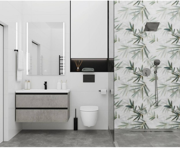 Керамическое панно Laparet Bamboo глянцевый 80x80 - изображение 1