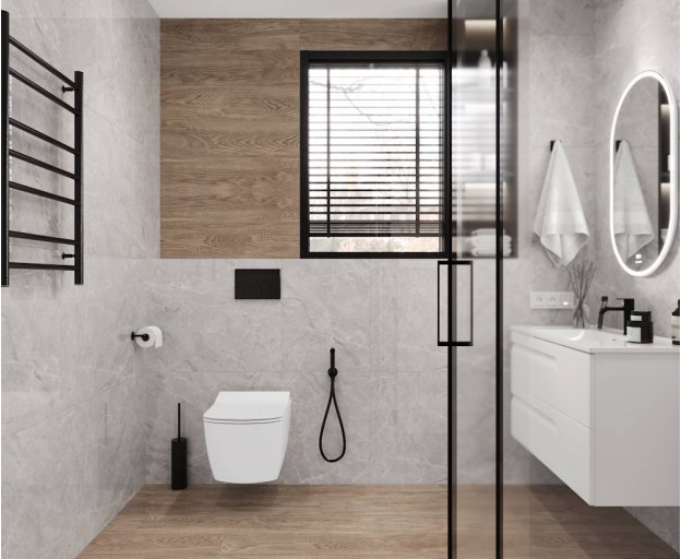 Керамогранит Ceradim Mramor Princess Gray полированный 60x120 - изображение 5