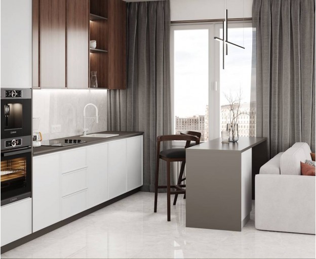 Керамогранит Ceradim Mramor Princess Gray полированный 60x120 - изображение 7