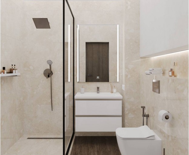 Керамогранит Ceradim Mramor Purple Beige полированный 60x120 - изображение 4