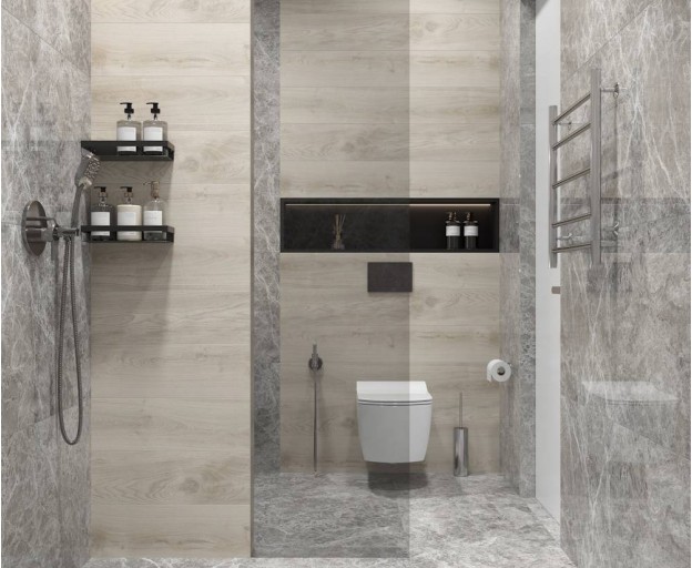 Керамогранит Ceradim Mramor Story Grey полированный 60x120 - изображение 5